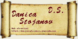 Danica Stojanov vizit kartica